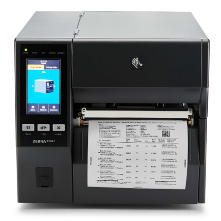 zebra斑馬ZT421 6英寸寬標(biāo)準(zhǔn)工業(yè)打印機(jī)